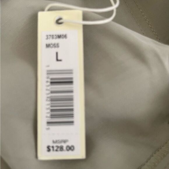 Max Studio- Cargo pants with button ankle. Size: Large Color: Sage - Picture 10 of 13